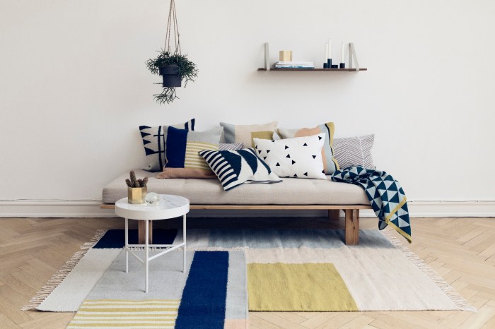 Scandinavian living room rooms natural textures