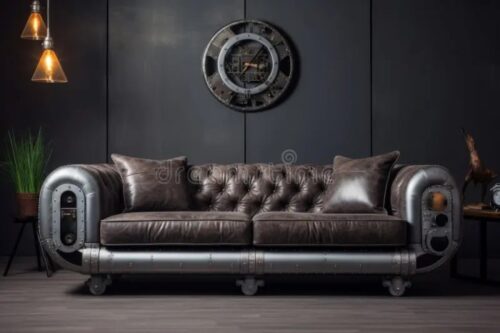 Minimalist Industrial Living Room Design Guide – Mita Furniture - Minimalist Industrial Apartment Walls